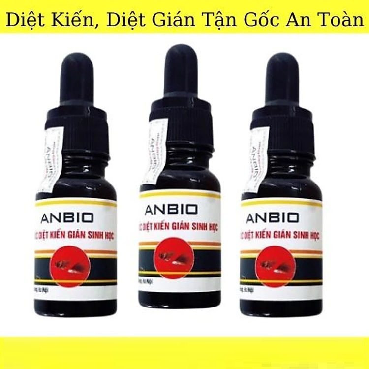 Combo 3 lọ thuốc diệt kiến, diệt gián Anbio diệt kiến gián tận gốc