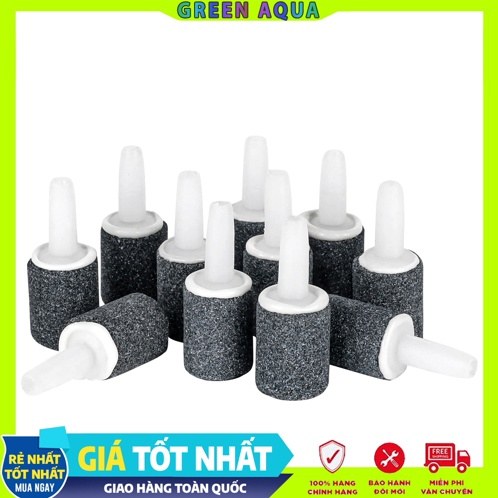 Đá sủi Oxy xám mini | Phụ kiện máy bơm sủi Oxy hồ cá thủy sinh, hồ cá biển