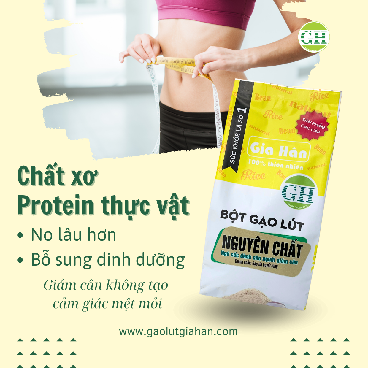 bột giảm cân tại nhà, an toàn, bot gao lut giam can