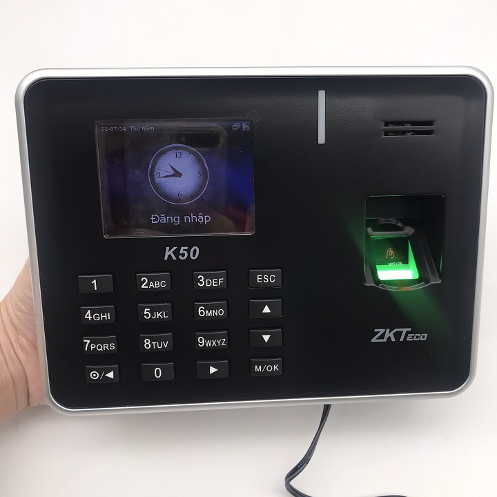 Máy chấm công vân tay - kiểm soát cửa Zkteco K50 Pro - Hàng nhập khẩu