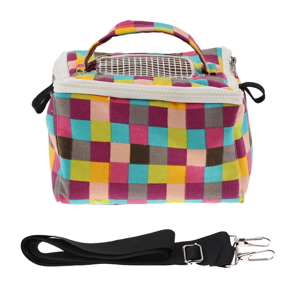 Pet Hamster Carrier Portable Breathable Travel Bag