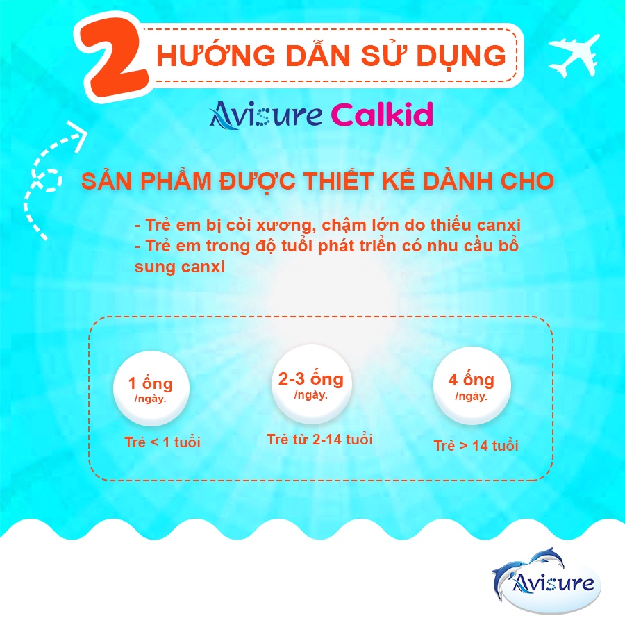 Avisure Calkid Canxi hữu cơ cho bé cao lớn vượt trội