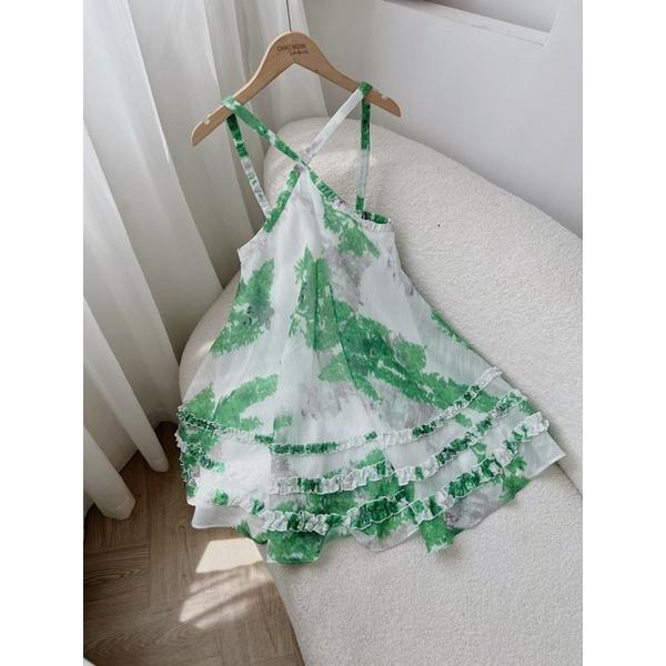 Set voan tơ cổ yếm Wabisabi N1904