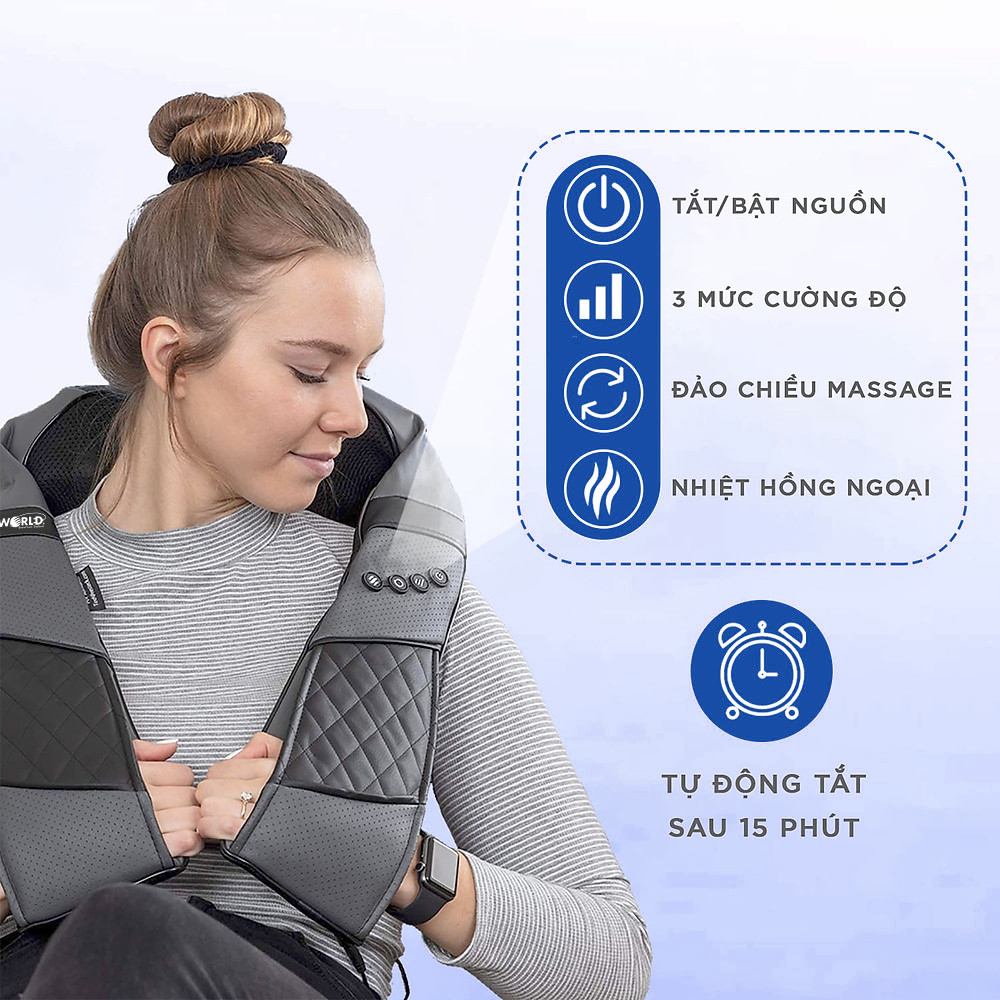 Đai massage Panworld PW-1811 đai Massage Hồng Ngoại - Hàng chính hãng