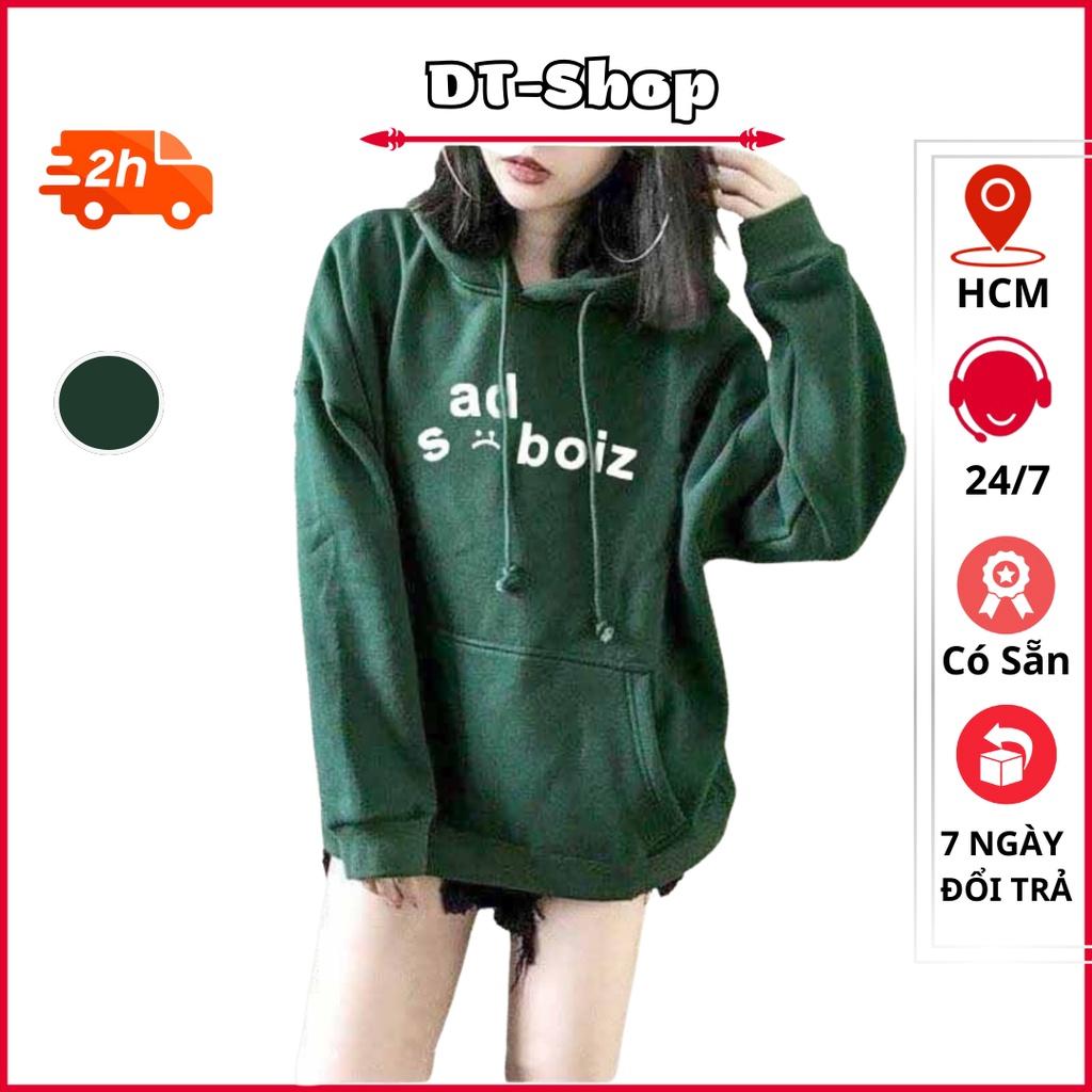 Áo Hoodie Nỉ Cao Cấp SADBOIZ màu Xanh lá