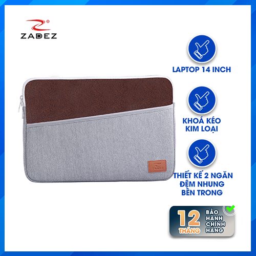 Túi chống sốc laptop ZADEZ 14 inch ZLC-842 - Hàng Chính Hãng