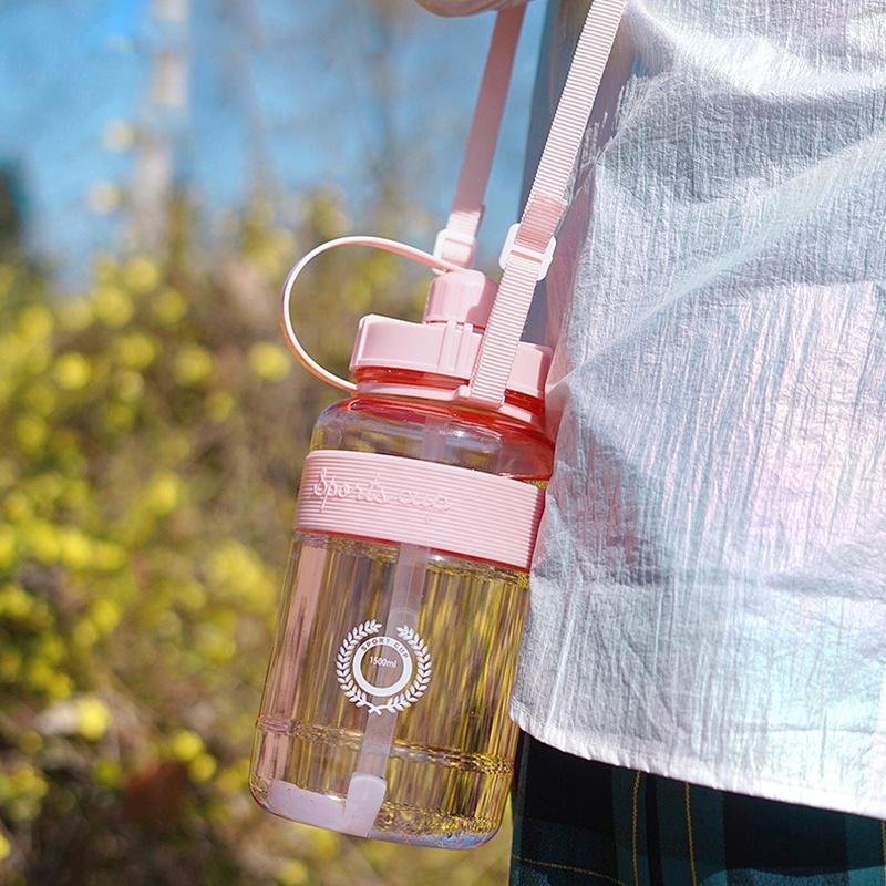 1.5L/2L Water Bottle Large Capacity BPA Free Bottles Sports Drinking Bottle Outdoor Portable Kettle