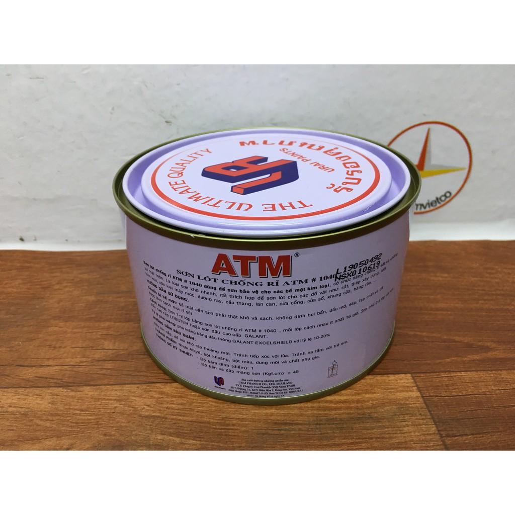 Sơn Lót chống rỉ màu xám  ATM 0.5 kg