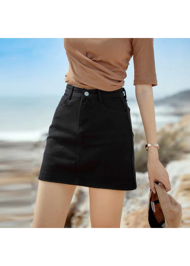 QUẦN VÁY JEAN BIG SIZE LƯNG CAO ĐEN TUYỀN TRƠN co dãn mạnh 2902