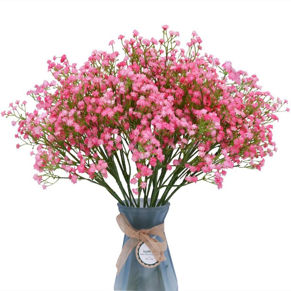 Hoa Baby giả hoa Gypsophila nhựa PU giả cao cấp trang trí nhà giống thật 99