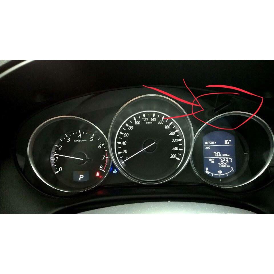 MAZDA CX5 - Tấm Dán PPF Đồng Hồ Công Tơ Mét PHỦ VẾT XƯỚC