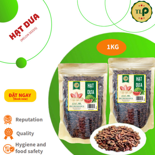 1KG HẠT DƯA LOẠI ĐẸP CHẮC HẠT TÂN LỘC PHÁT - VĂN VẶT MỖI NGÀY