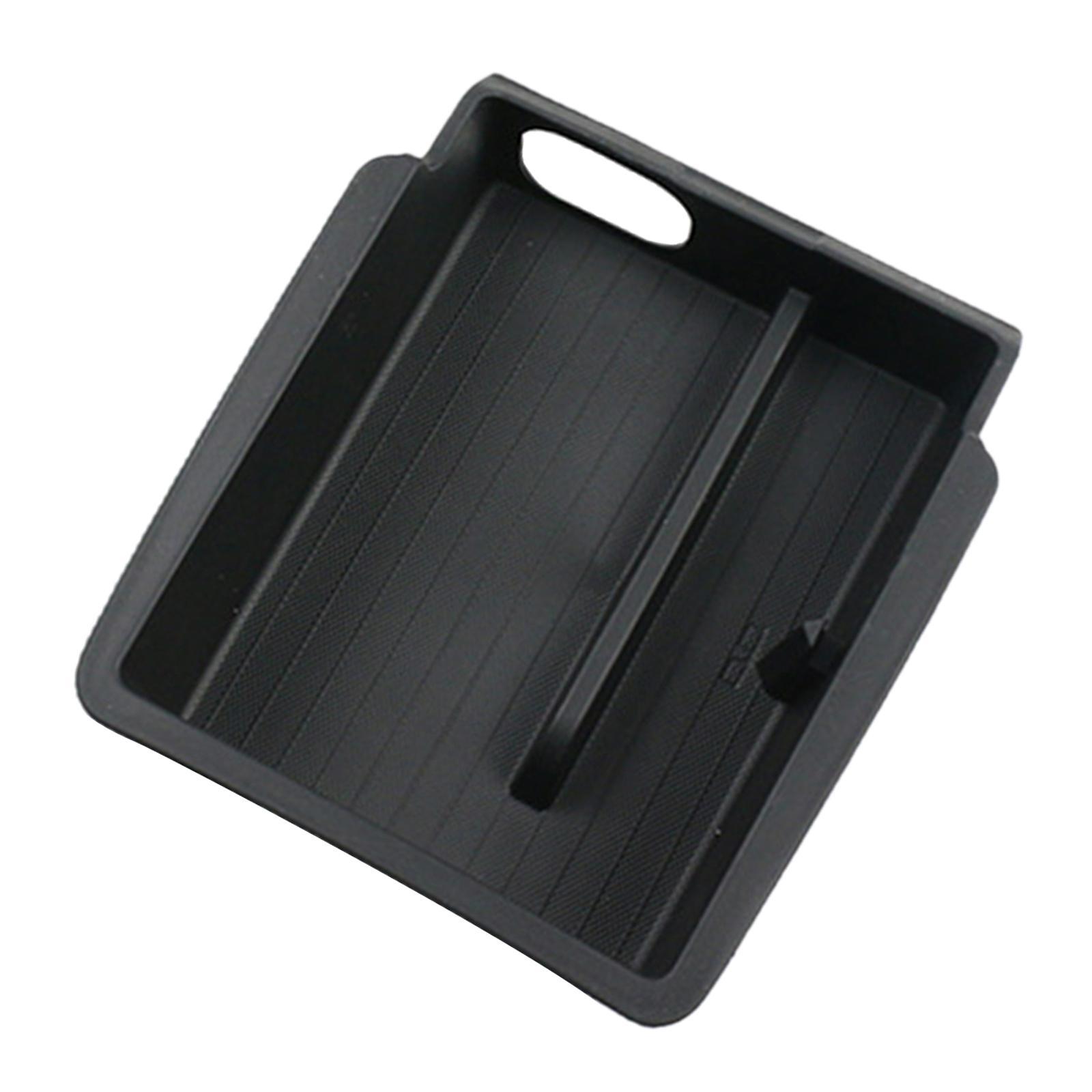 Black Storage Compartments Armrest Storage Box Replace Parts Cup Holder Durable Cards Change Lipstick Drawer Storage Box for  Y