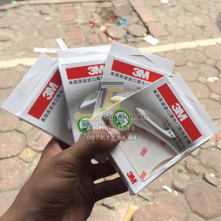 Combo 4 miếng dán chống xước hõm cửa và tay nắm cửa xe Suzuki Ciaz 2019 mạ Crom