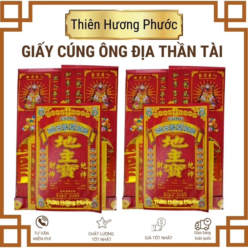 Giấy cúng khai trương cao cấp