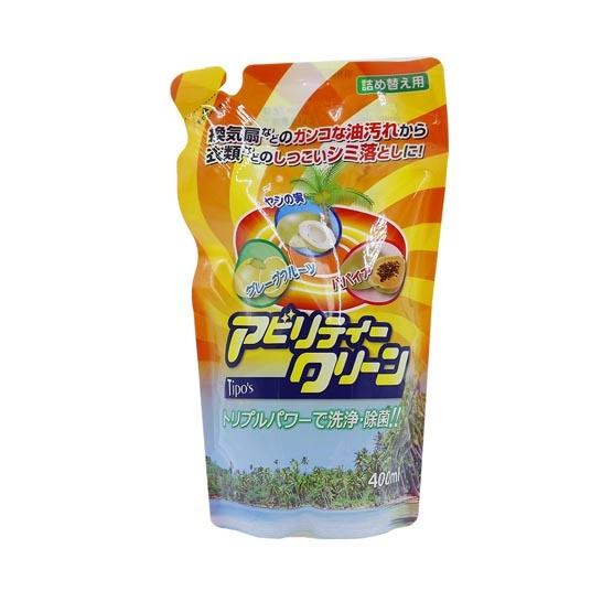 Gói dung dịch tẩy đa năng hương trái cây Tipo's - 400ml