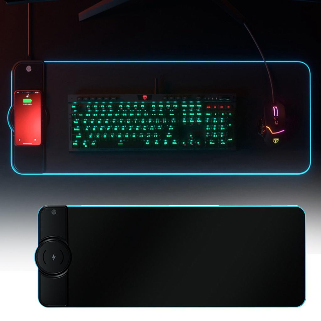 Tấm lót chuột chơi game không dây sạc nhanh màu RGB 15W K9186