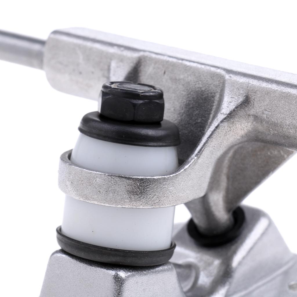 2xAluminum Alloy 3.25"/83mm Skateboard Truck Longboard Truck Outdoors Silver