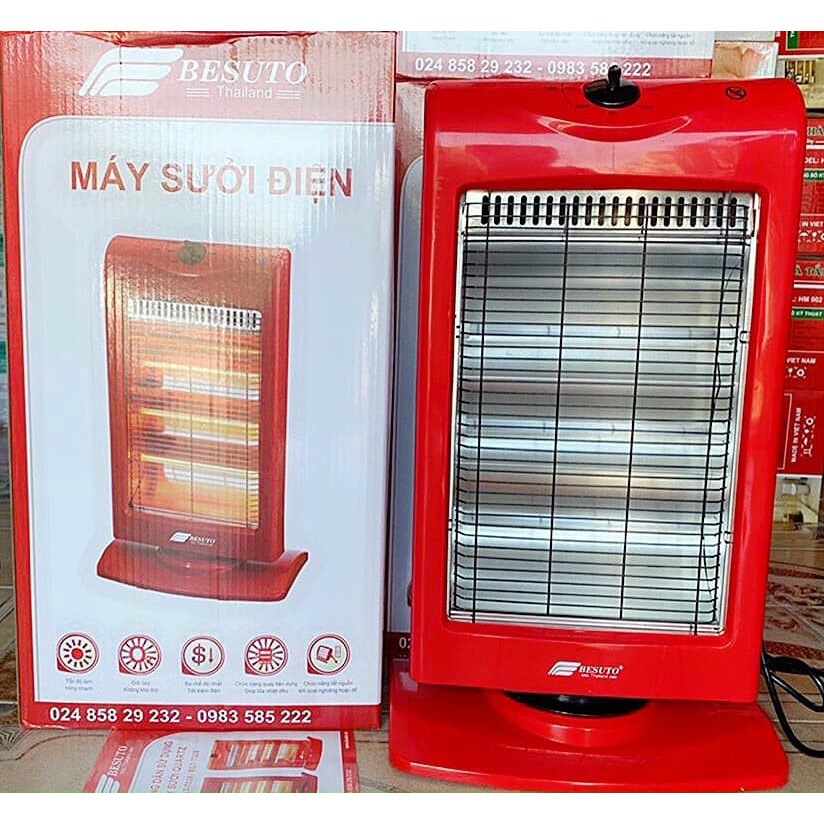 Máy Sưởi Hồng Ngoại 3 Bóng Besuto BST-7329