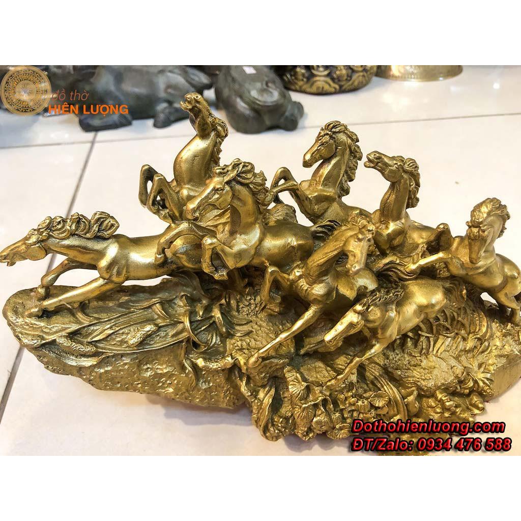 Tượng Đồng Vàng Bát Mã Phi Thiên