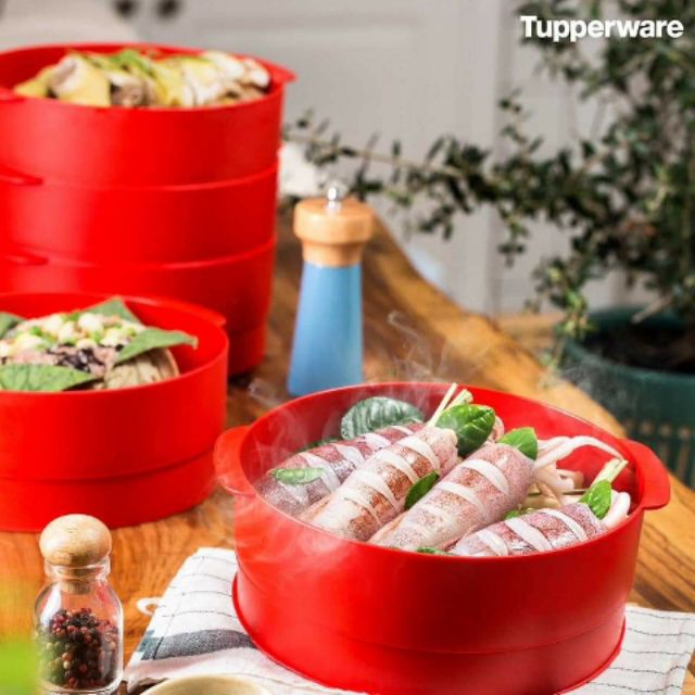 Xửng Hấp Steam It Tupperware, Xửng Hấp Nhựa Nguyên Sinh Đa Năng