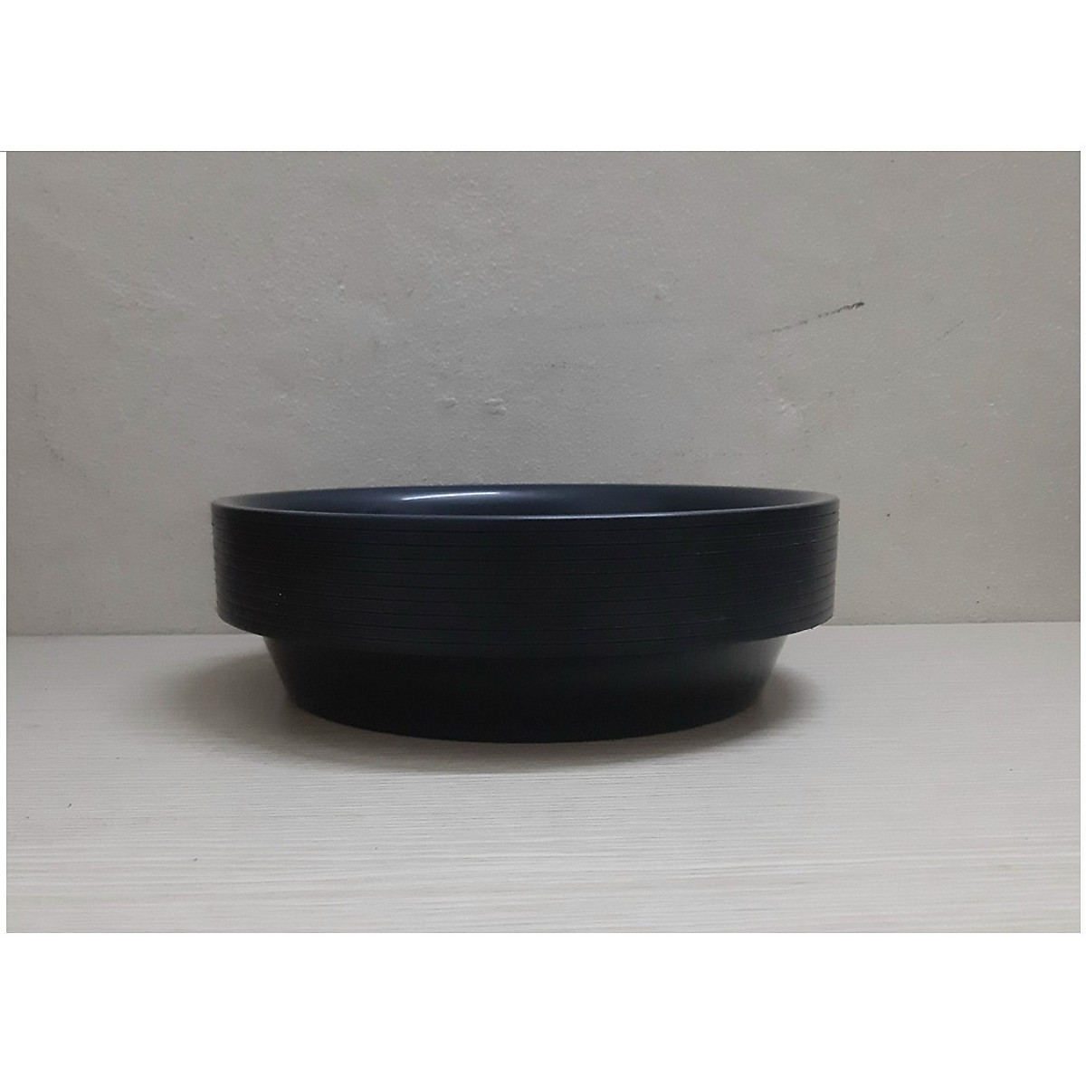 10 Khay Đĩa Nhựa Lót Đế Chậu D26 - Màu Đen
