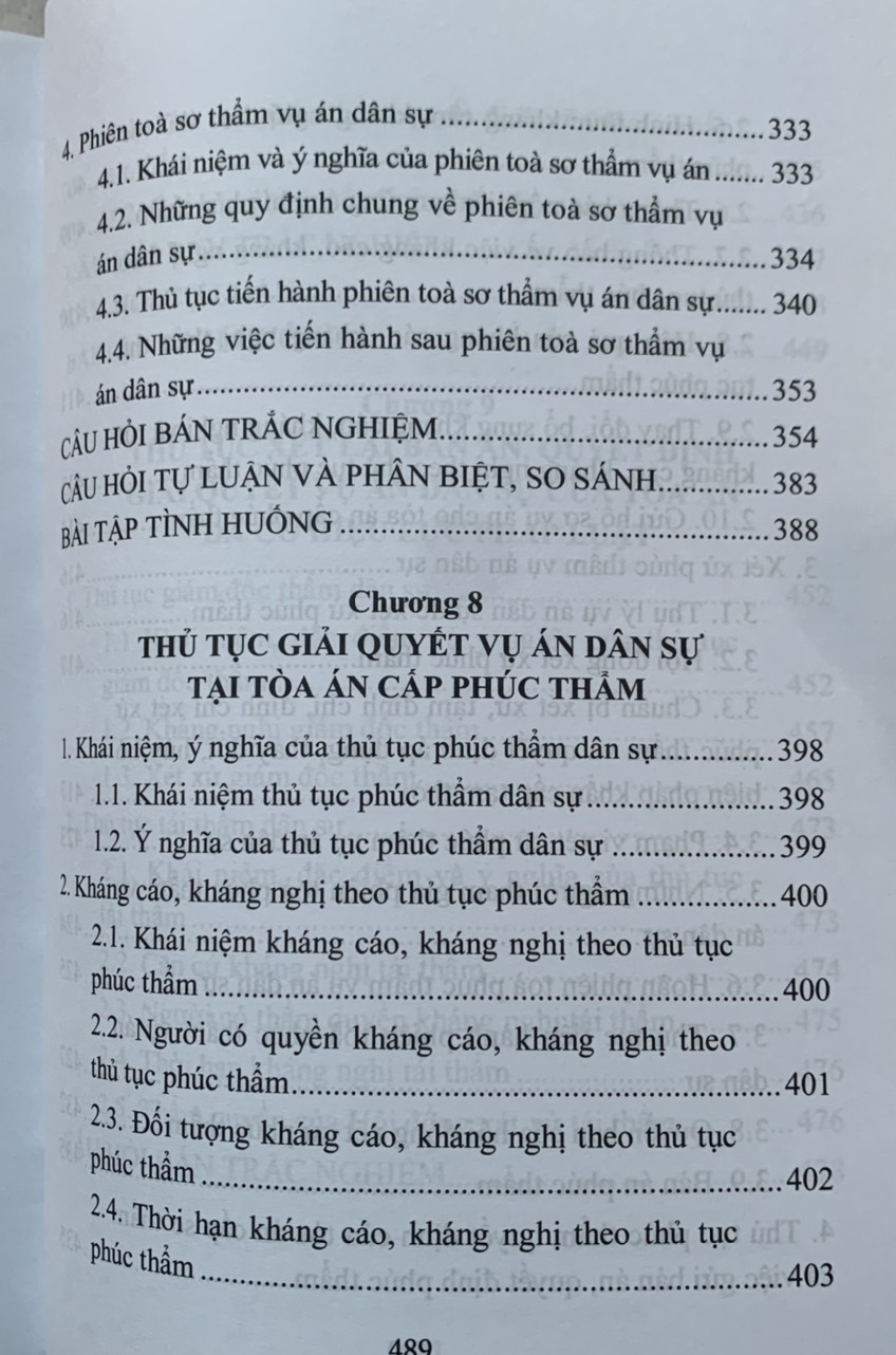 Hướng Dẫn Môn Học Luật Tố Tụng Dân Sự