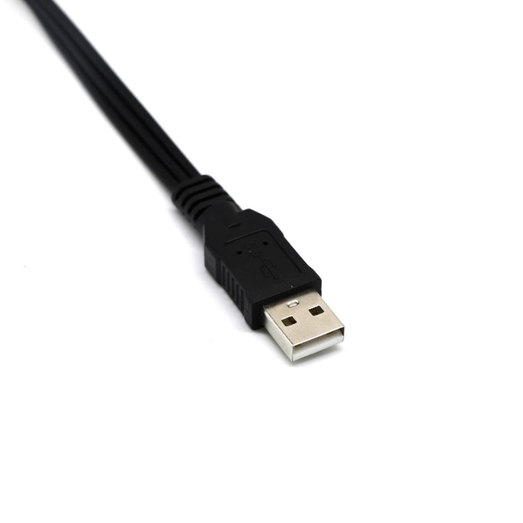 2 Pieces USB Male To 3RCA Female Video AV A/V Converter Cable Adapter For HDTV TV