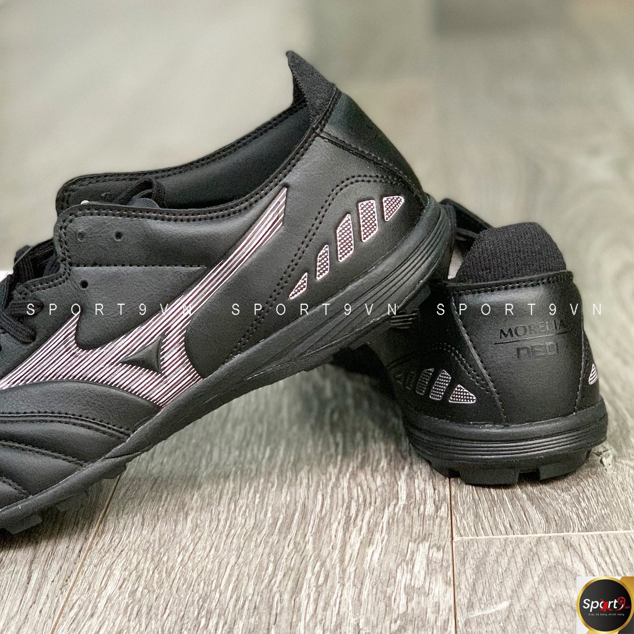 Giày đá bóng Mizuno Morelia Neo III Pro AS - P1GD228499 - Màu Đen