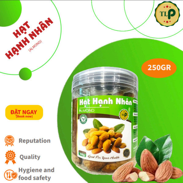 HẠT HẠNH NHÂN CAO CẤP TÂN LỘC PHÁT - HỘP 250G