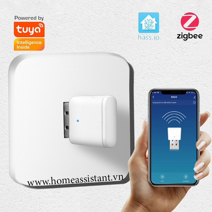 Router Khuếch Đại Kích Sóng Zigbee Tuya ZKD01 (Hỗ trợ Home Assistant)