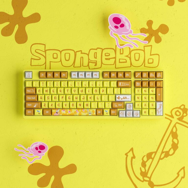 Bàn phím AKKO 3098S SpongeBob - Hàng Chính Hãng