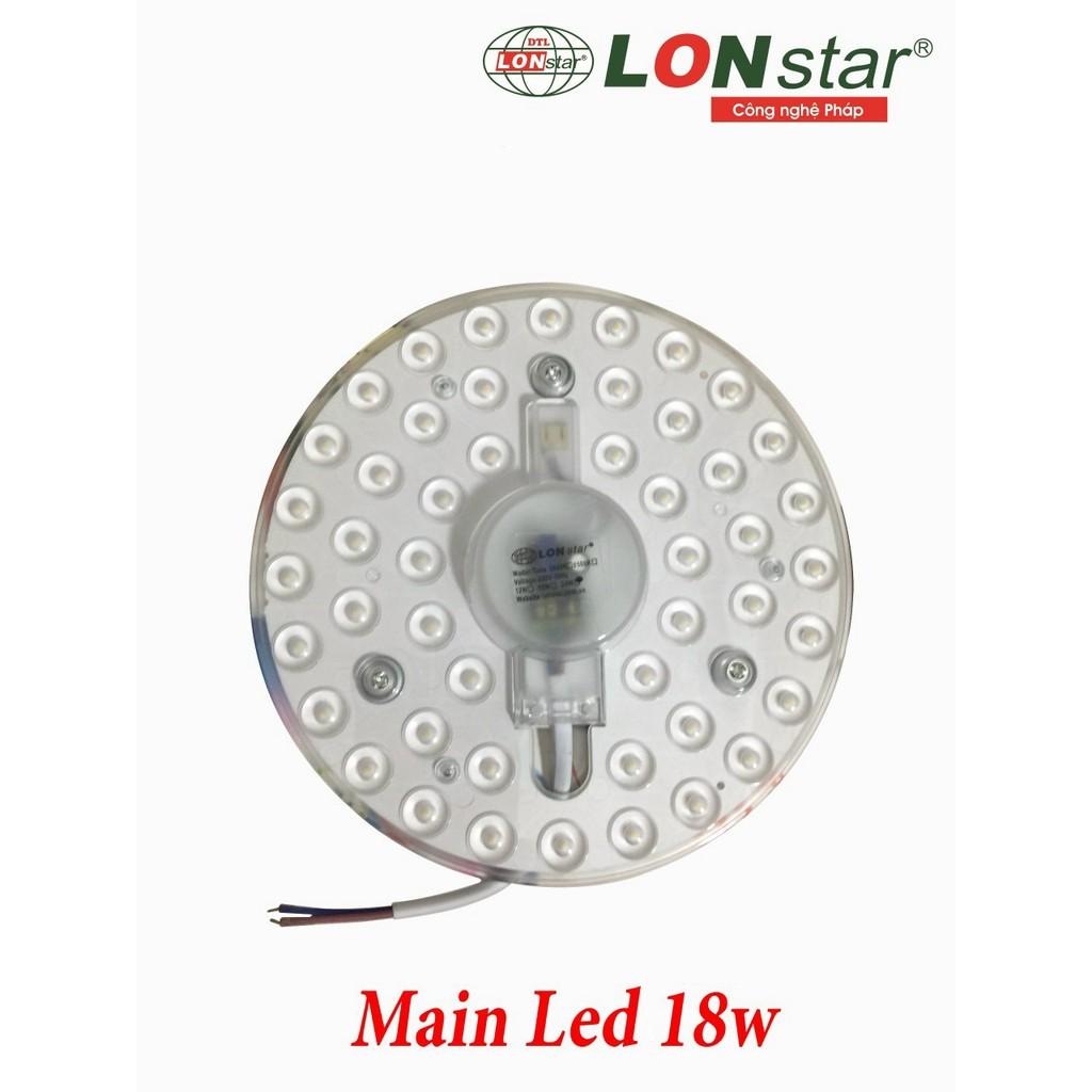 Vỉ LED Ốp Trần LONstar (12W,18W,24W,36W,48W,96W) Có Nam Châm Gắn Sau - Main LED Chuyên Thay Thế Bóng LED Đèn Ốp Trần