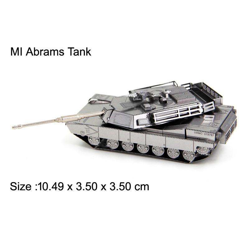 Mô Hình Kim Loại 3D Lắp Ráp Xe Tăng Chiến Đấu World War II [Tự ráp] - MI Abrams Tank