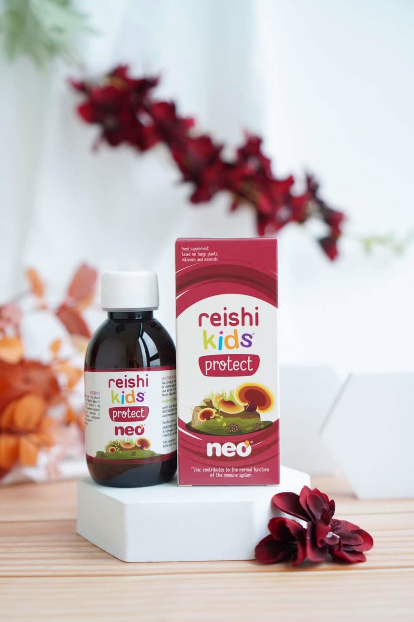 Siro NEO REISHI KIDS PROTECT (Chai 150ml) - Hỗ Trợ Nâng Cao Sức Đề Kháng Cho Trẻ Suy Giãm Miễn Dịch, hay Ốm