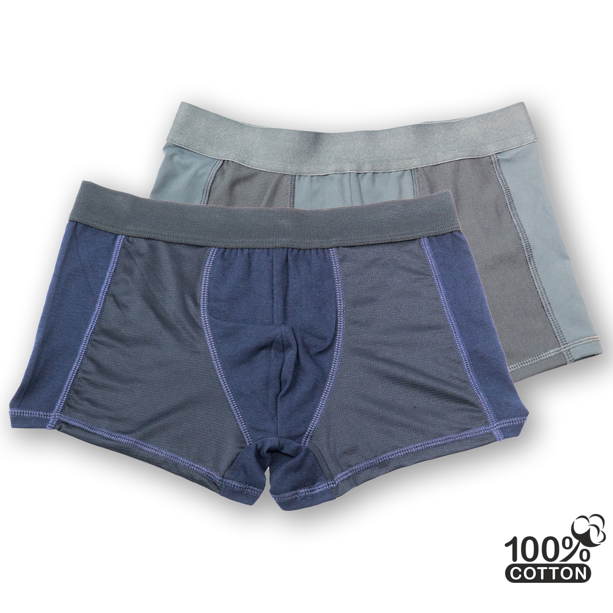 Hộp 5 quần lót nam Boxer cao cấp nhiều lưng vải cotton 4 chiều có phối lưới mịn mát thoáng khí co giãn đàn hồi tốt, nhiều màu, quần xì đồ lót sịp đùi nam - ( Giao màu ngãu nhiên )