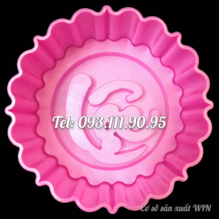 Bộ 3 khuôn ép xôi hình tròn Phúc Lộc Thọ - Loại 13 cm – Mã số Q 1732