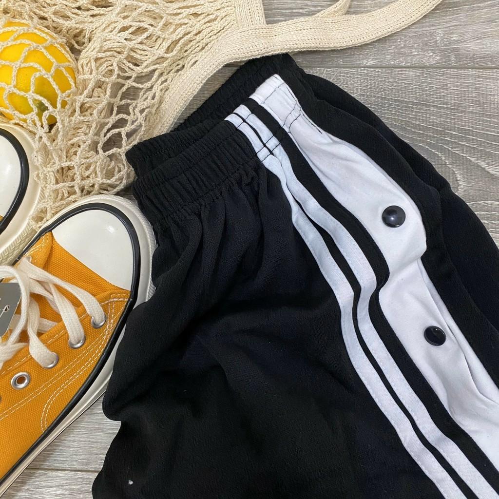 QUẦN JOGGER PHỐI SỌC NÚT BẤM