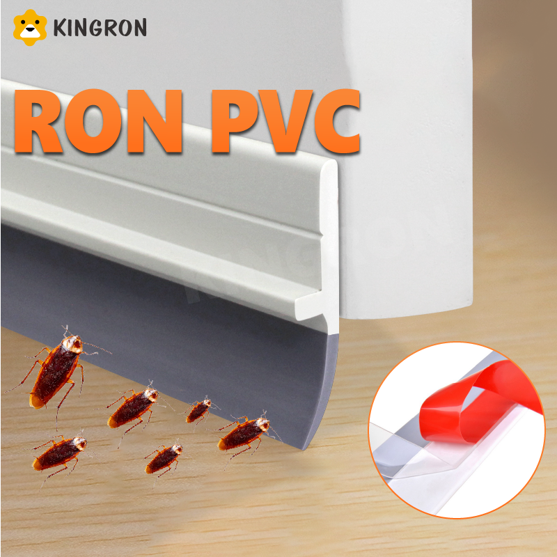 Ron pvc chặn khe hở - Thanh cao su dán chân cửa chắn khe hở, chống côn trùng, cách âm, phù hợp mọi loại cửa RPVC