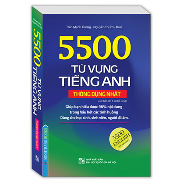 Sách 5500 Từ Vựng Tiếng Anh Thông Dụng Nhất (Tái Bản Lần 1)