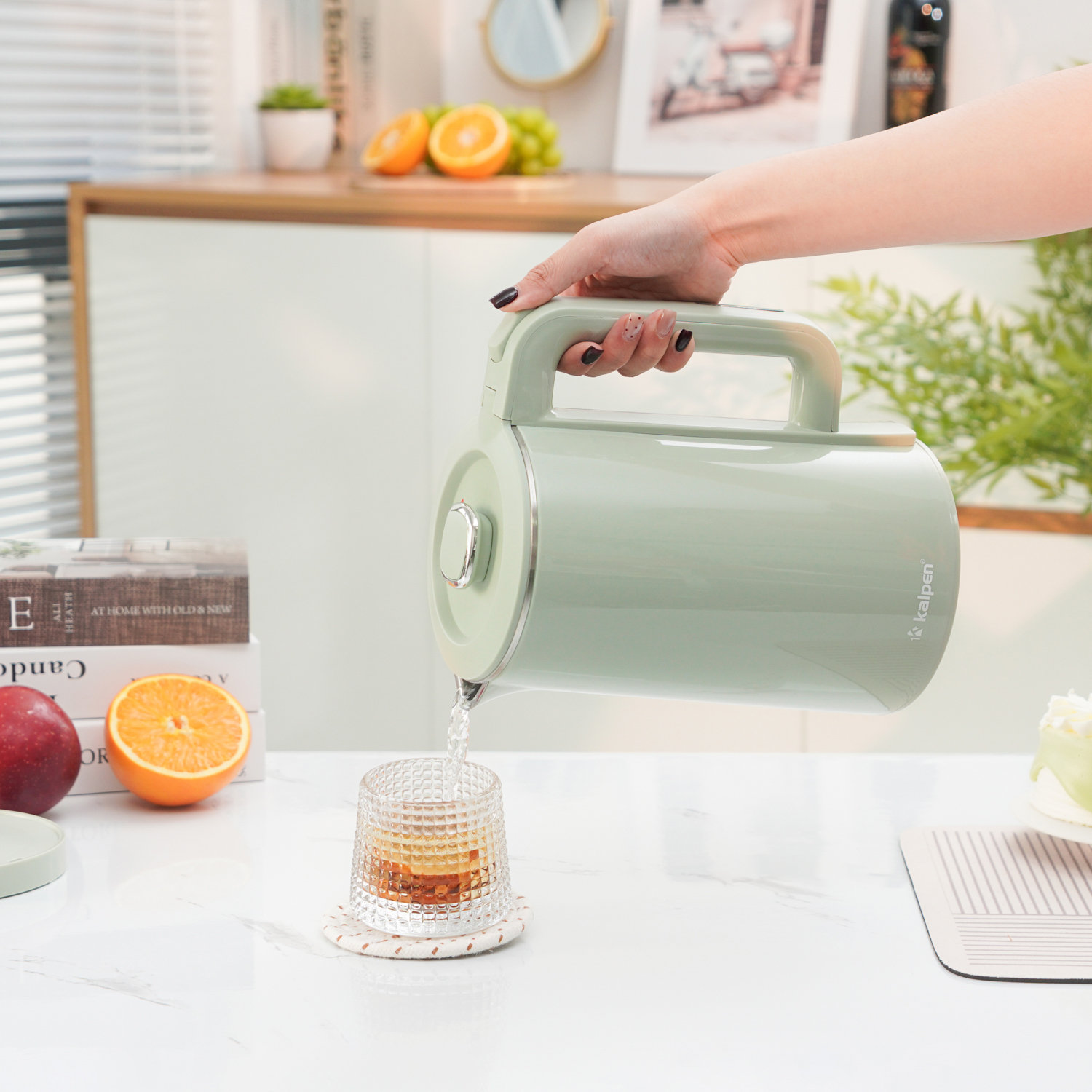 Bình đun siêu tốc hai lớp Kalpen AR17 dung tích 1.8L, bảo hành 24 tháng - Hàng chính hãng