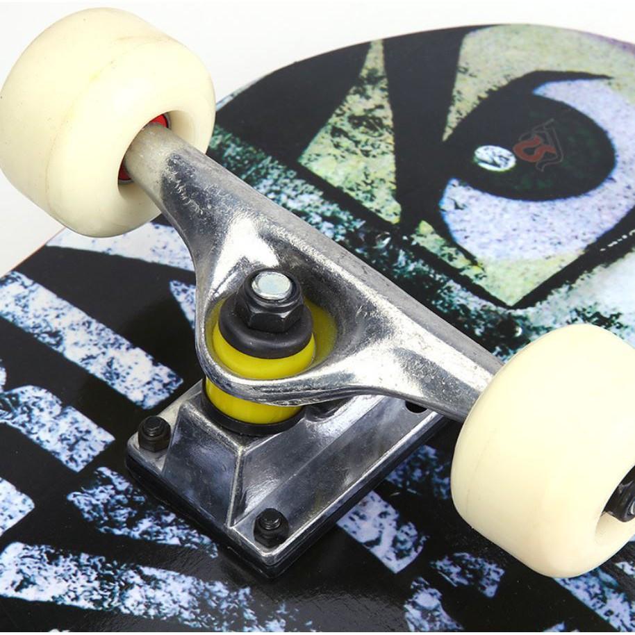 Hình ảnh Ván Trượt Thể Thao 80cm (Tặng Túi đựng Ván)Skateboard Mặt Nhám Cao Cấp Gỗ Phong Ép 7 Lớp Cơ Bản Và Chuyên Nghiệp