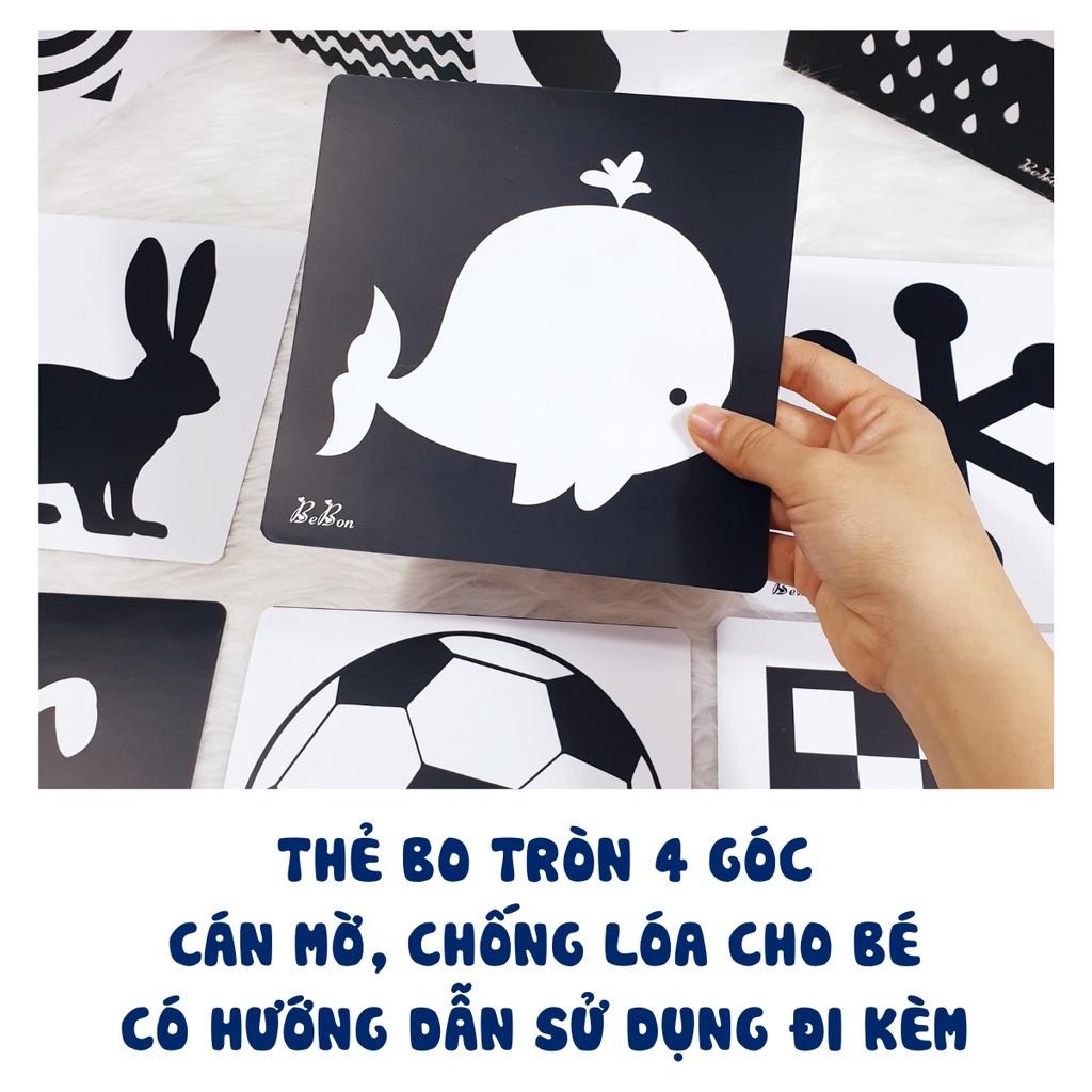 Bộ Thẻ Kích Thích Thị Giác Phát Triển Các Giác Quan - Thẻ FLASHCARD kết hợp Thẻ ZICZAC cho bé