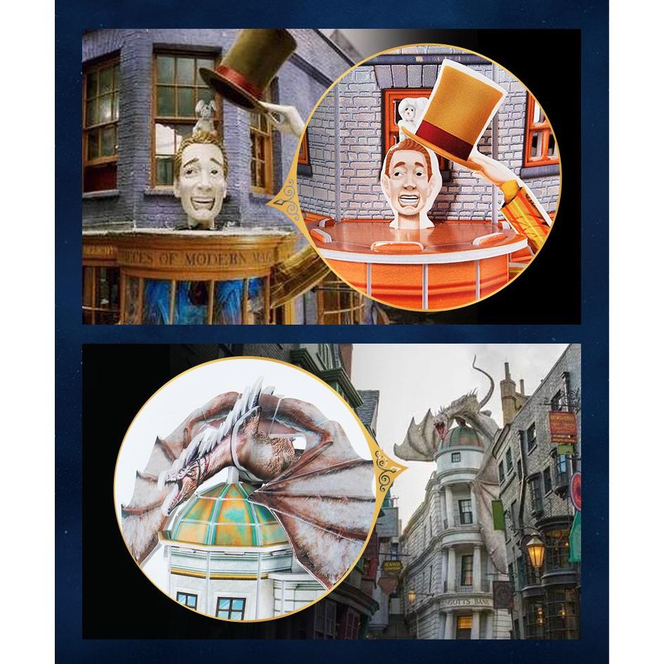 Mô hình giấy 3D - Harry Potter Diagon Alley DS1009h