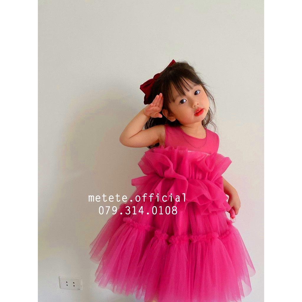 Váy đầm công chúa thiết kế cho bé gái cup ngực Rosa đơn giản mà sang chảnh - Mẹ Tê Tê