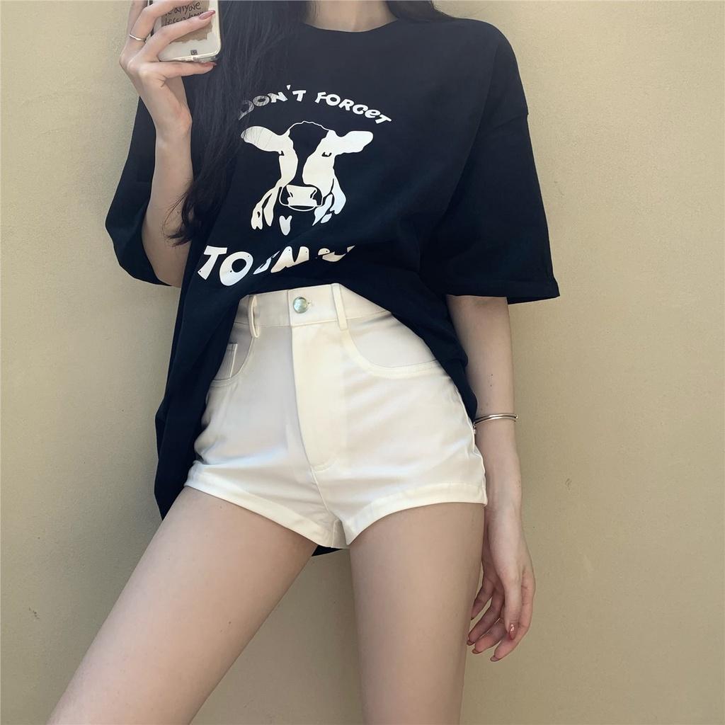 ✓Quần short eo cao dáng ôm thời trang Hàn Quốc sành điệu quyến rũ