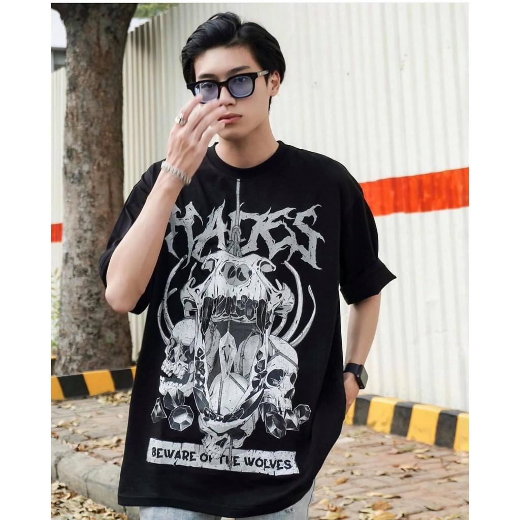 Áo thun HADES skull worlf tee nam nữ unisex - GIN STORE