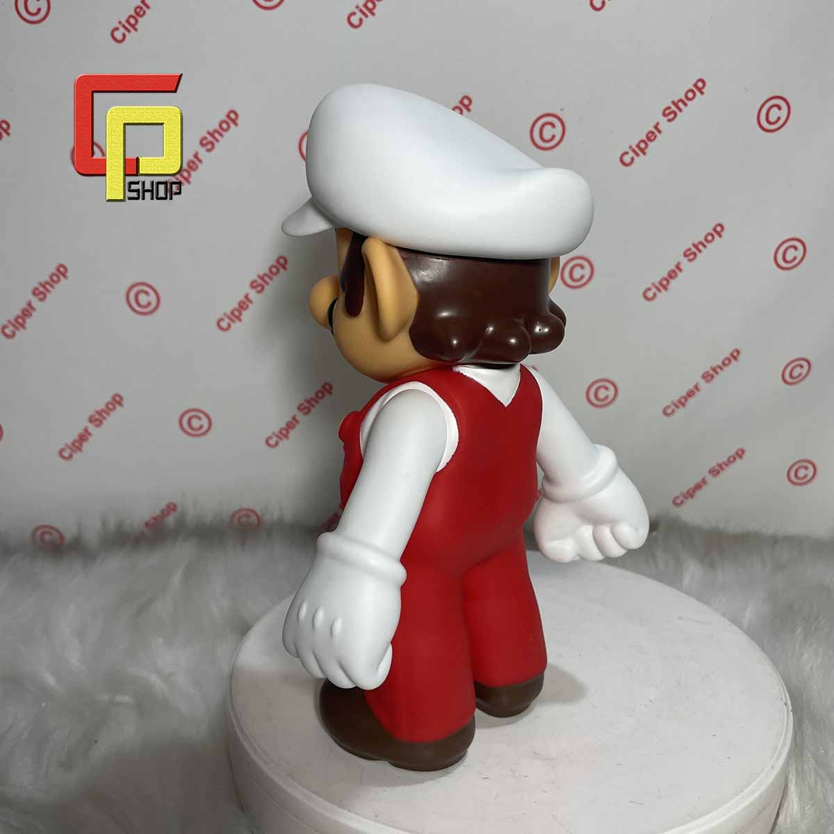 Mô hình Ma ri o mũ trắng - Figure thợ sửa ống nước mũ trắng