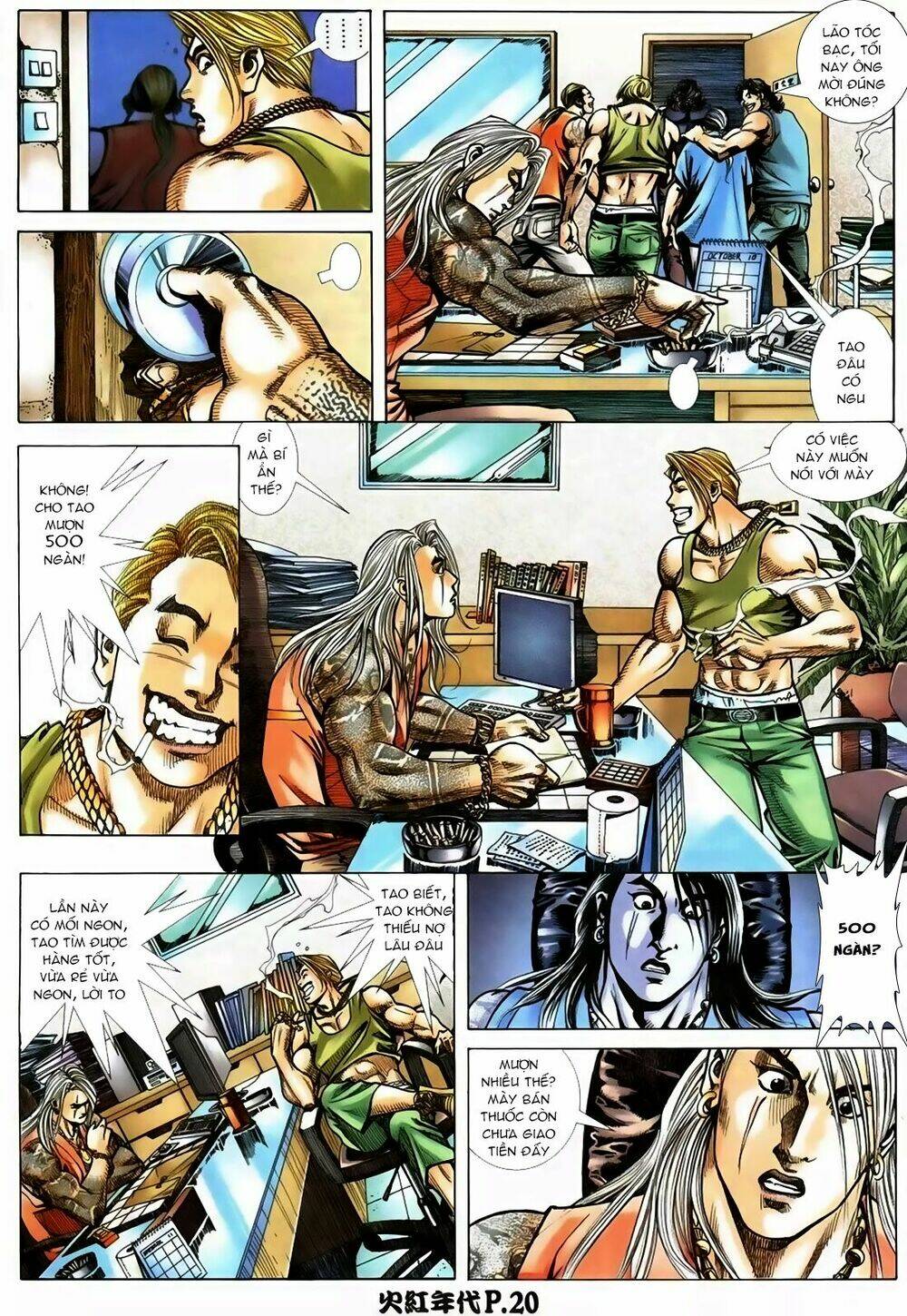 hỏa hồng niên đại hắc cốt đường chapter 115 15