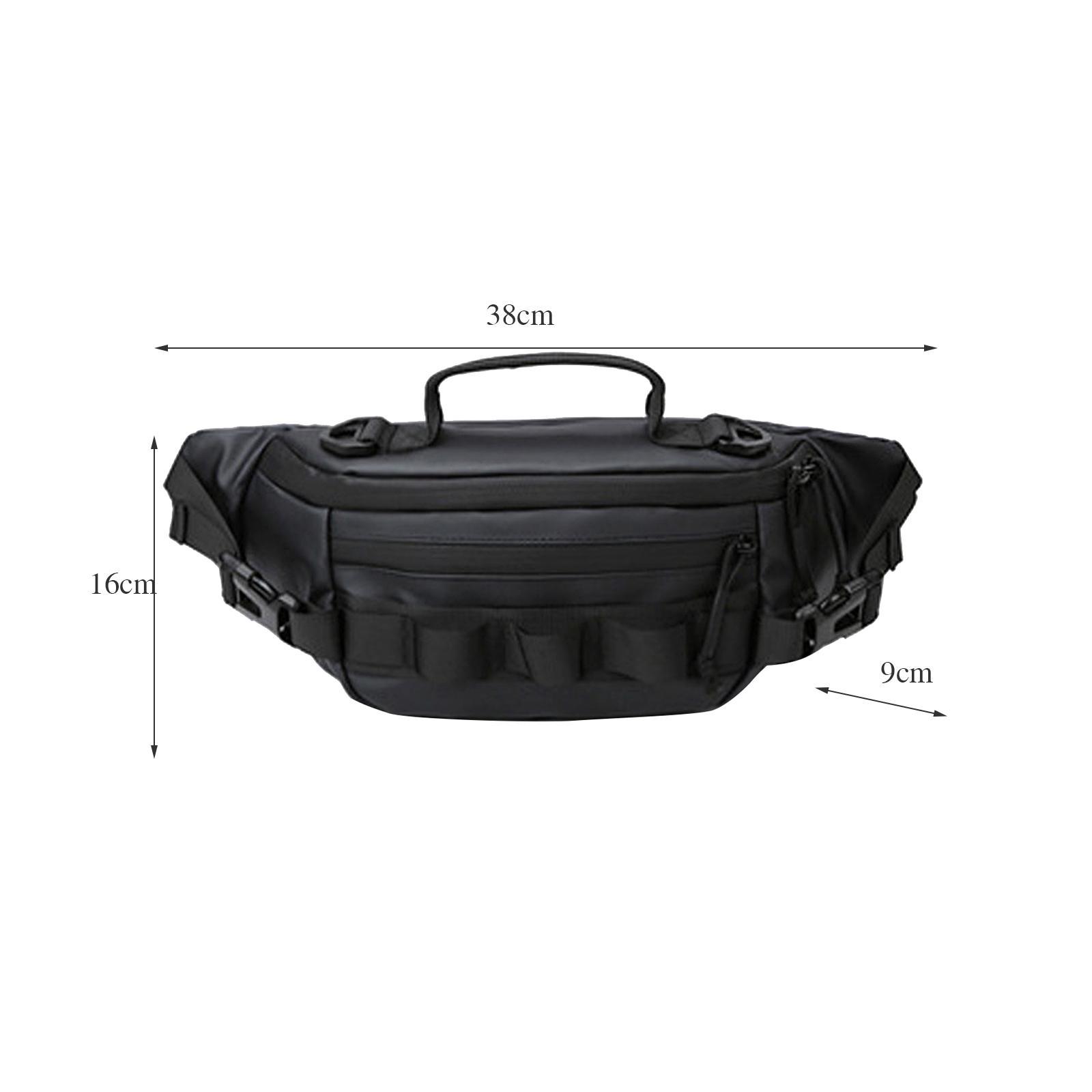 Running Waist Pack Classic Casual Supplies Lure Fishing Bag Travel Fanny Pack Fishing Bag Durable Lightweight for Cycling Walking Sports Men